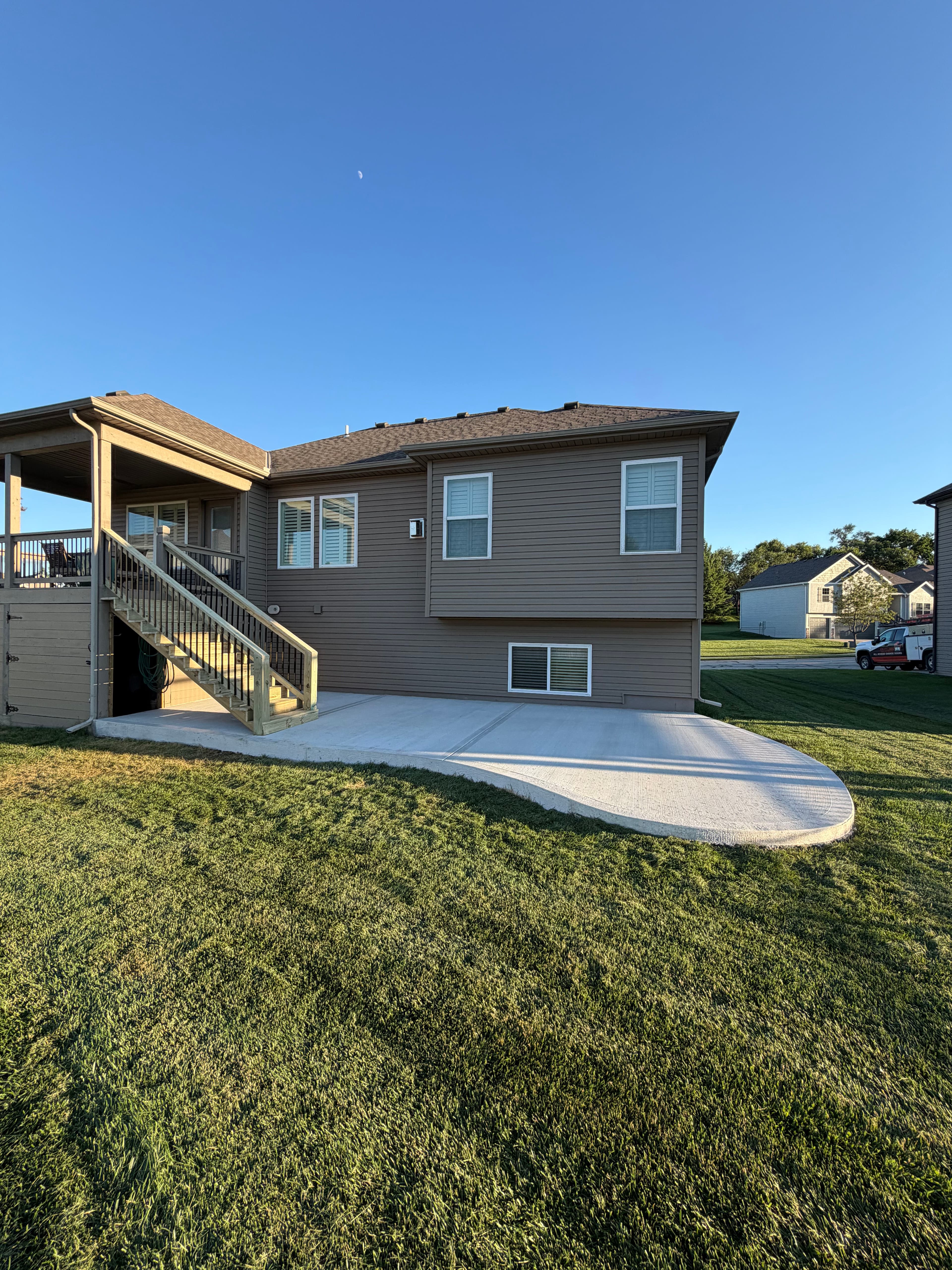 Project New Concrete Patio and Stairs in Platte City image