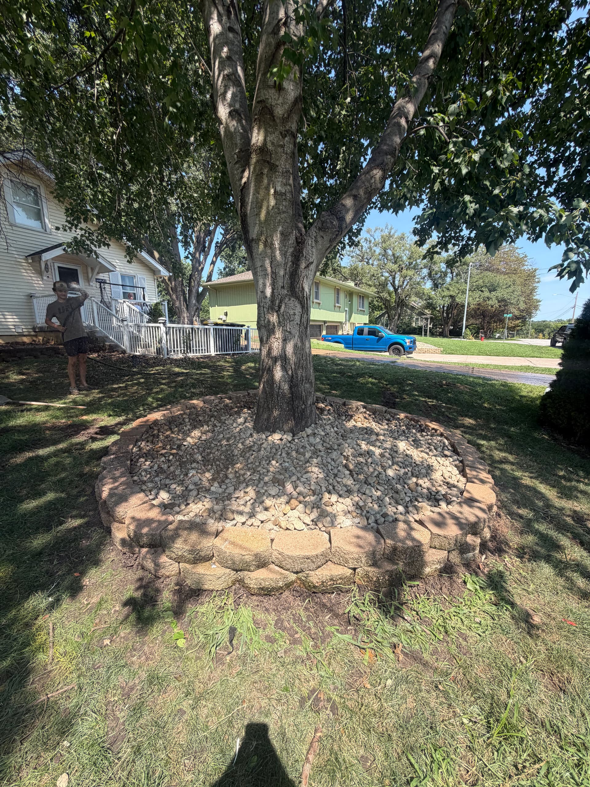 Gallery photos for Rock Bed Cleanup and Landscape Refresh Around the Whole Home: Image #7