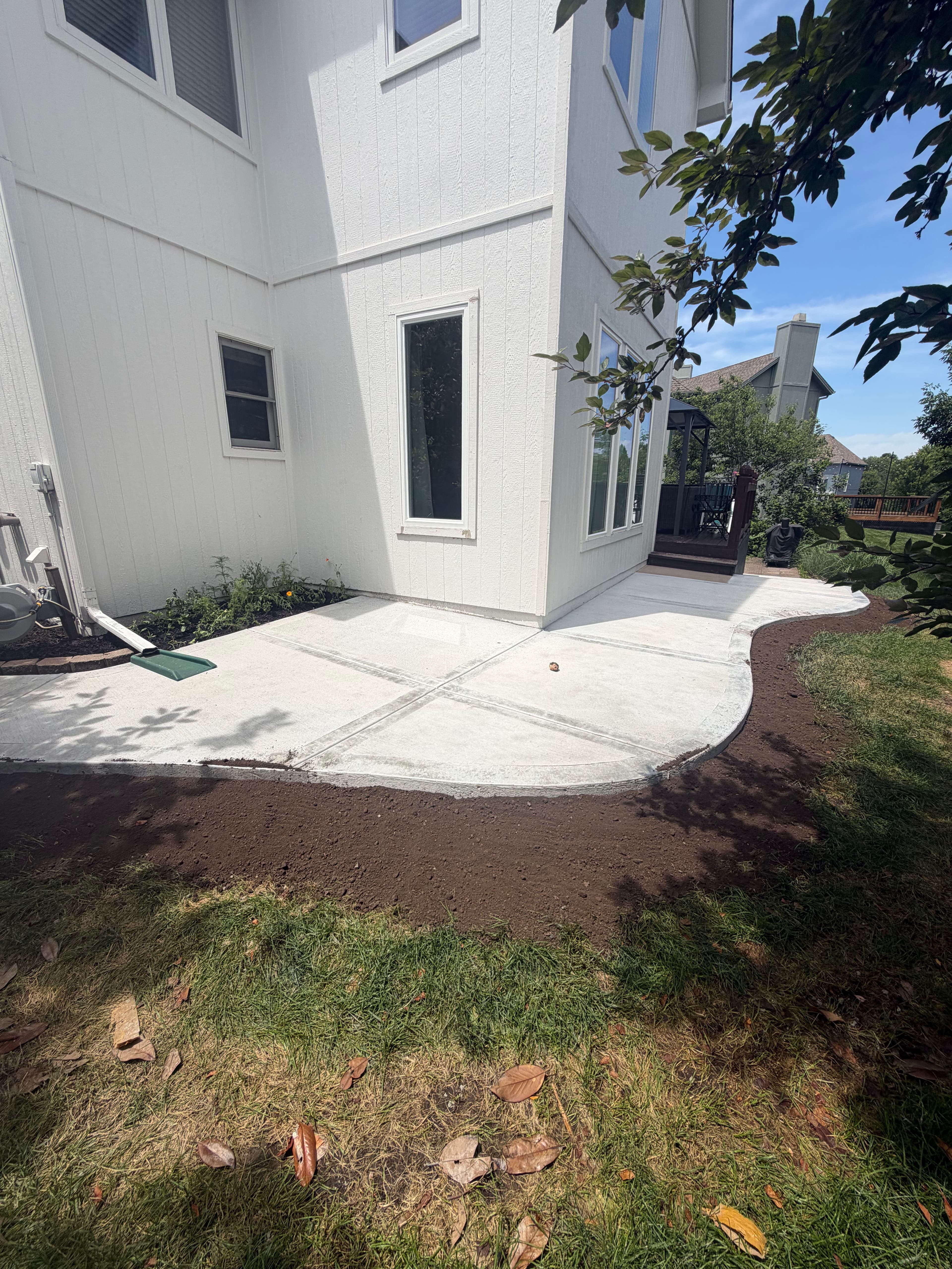 Project New Concrete Patio and Backyard Sidewalk in Kansas City image
