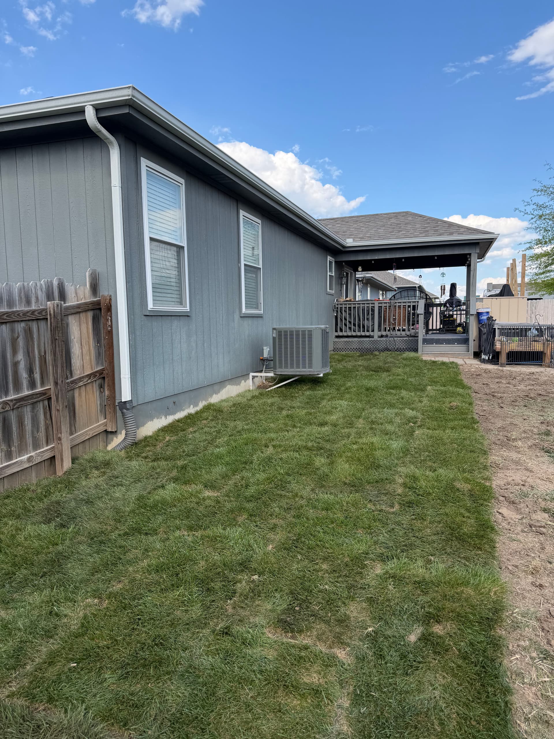 Gallery photos for Two Sod Jobs in One Day - Rock Bed Removal and Patch Repair: Image #3