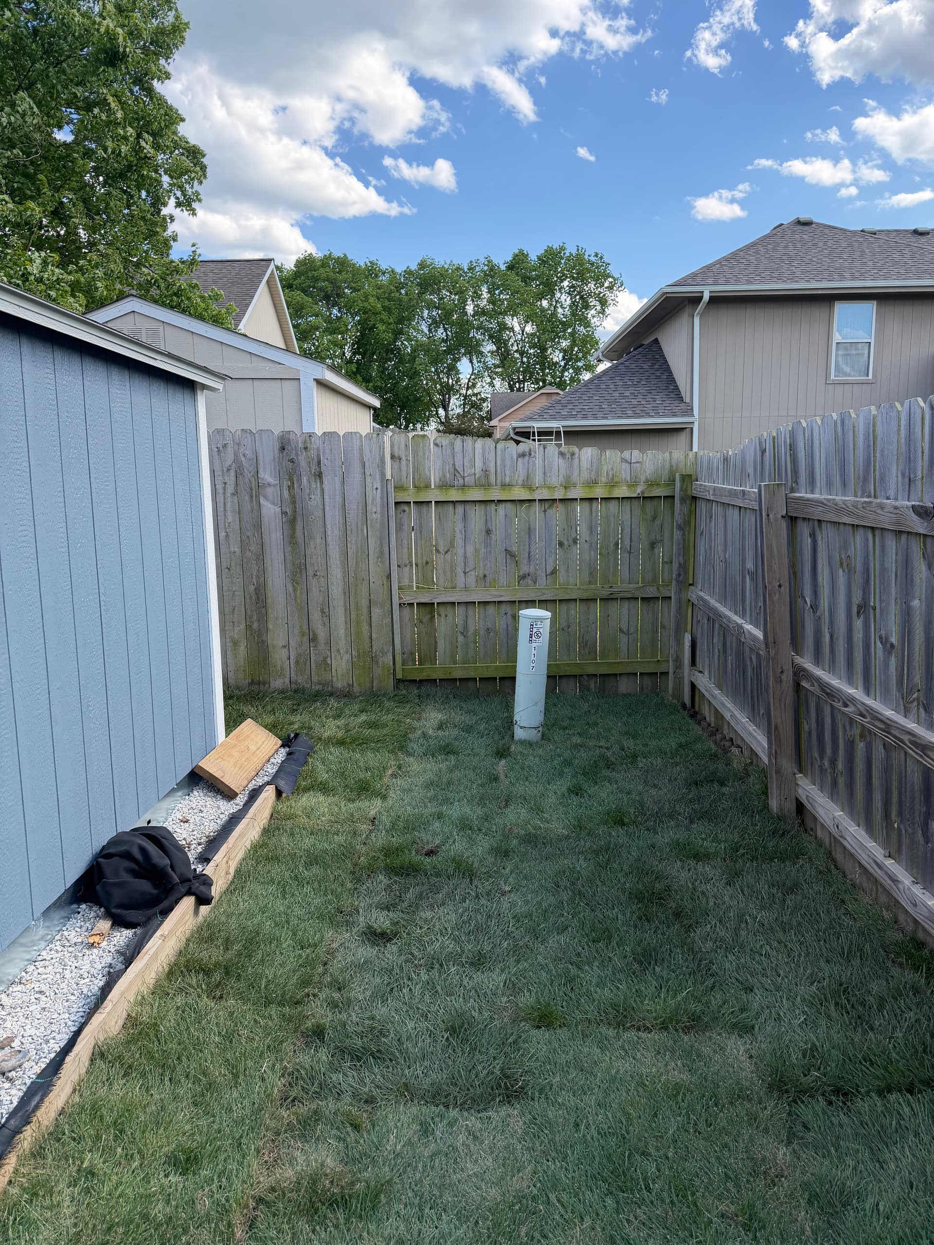 Gallery photos for Two Sod Jobs in One Day - Rock Bed Removal and Patch Repair: Image #2