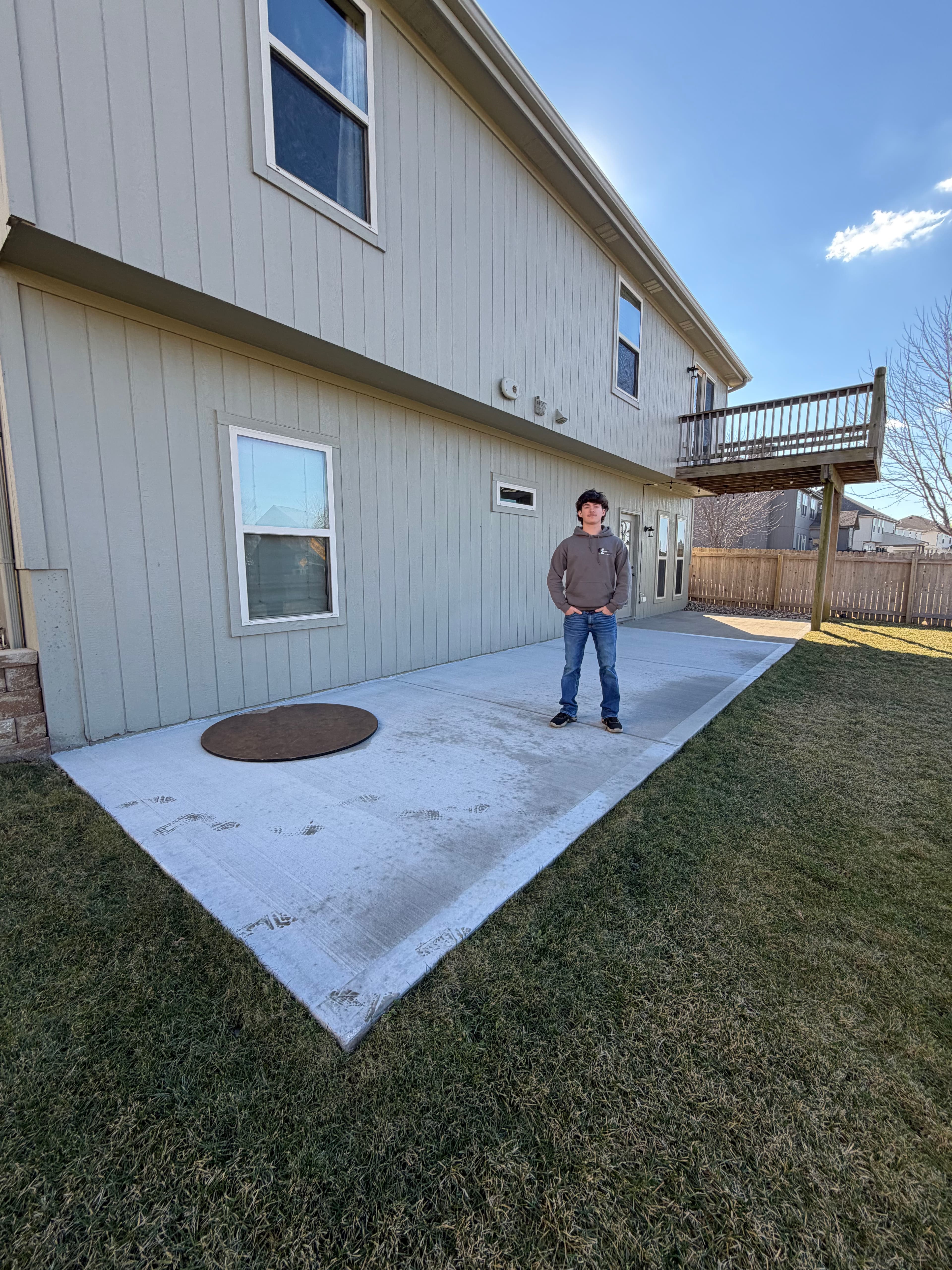 Project Upgrade Your Backyard with Our Seamless Concrete Slab image