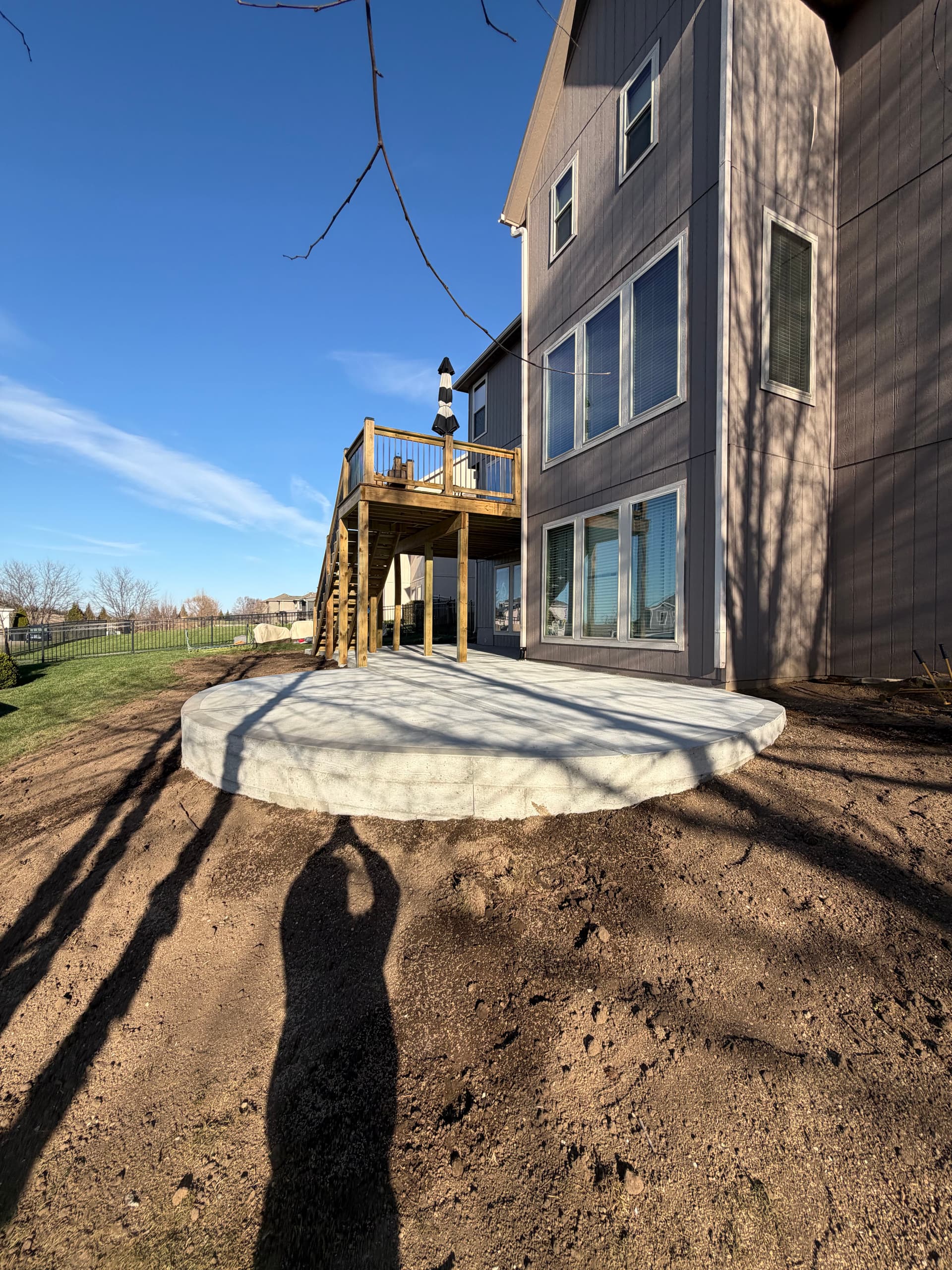 Gallery photos for Sleek Patio Installation in Platte City: Image #2